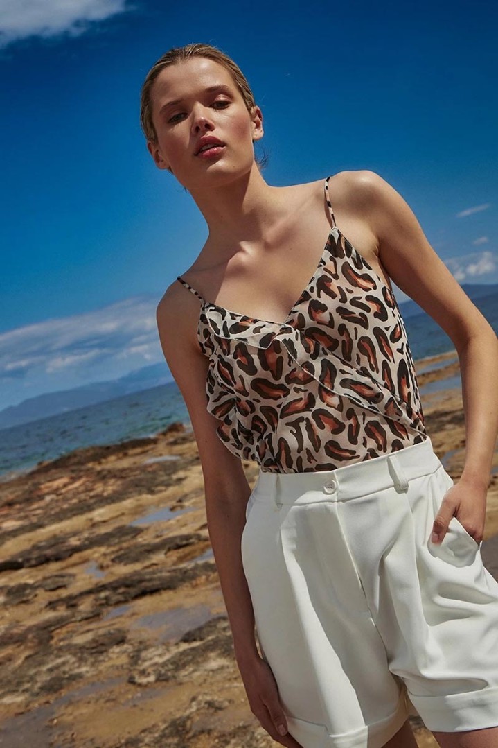 DESIREE ΤΟΠ ΜΕ ΤΙΡΑΝΤΕΣ ANIMAL PRINT