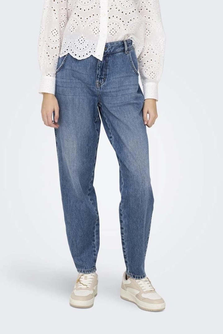 copy of ONLTROY LIFE CARROT ANKLE HIGH WAISTED JEANS