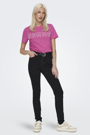 ONLY T-SHIRT ΜΕ ΠΕΡΛΕΣ -...