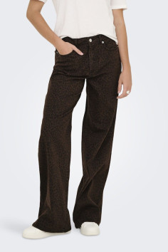 ONLY ANIMAL PRINT JEAN -...