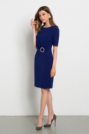 LA SOIE LINE CREPE DRESS -... 2