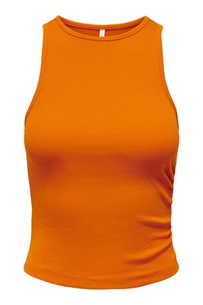 ONLY CROP TOP ΑΜΑΝΙΚΟ - Orange