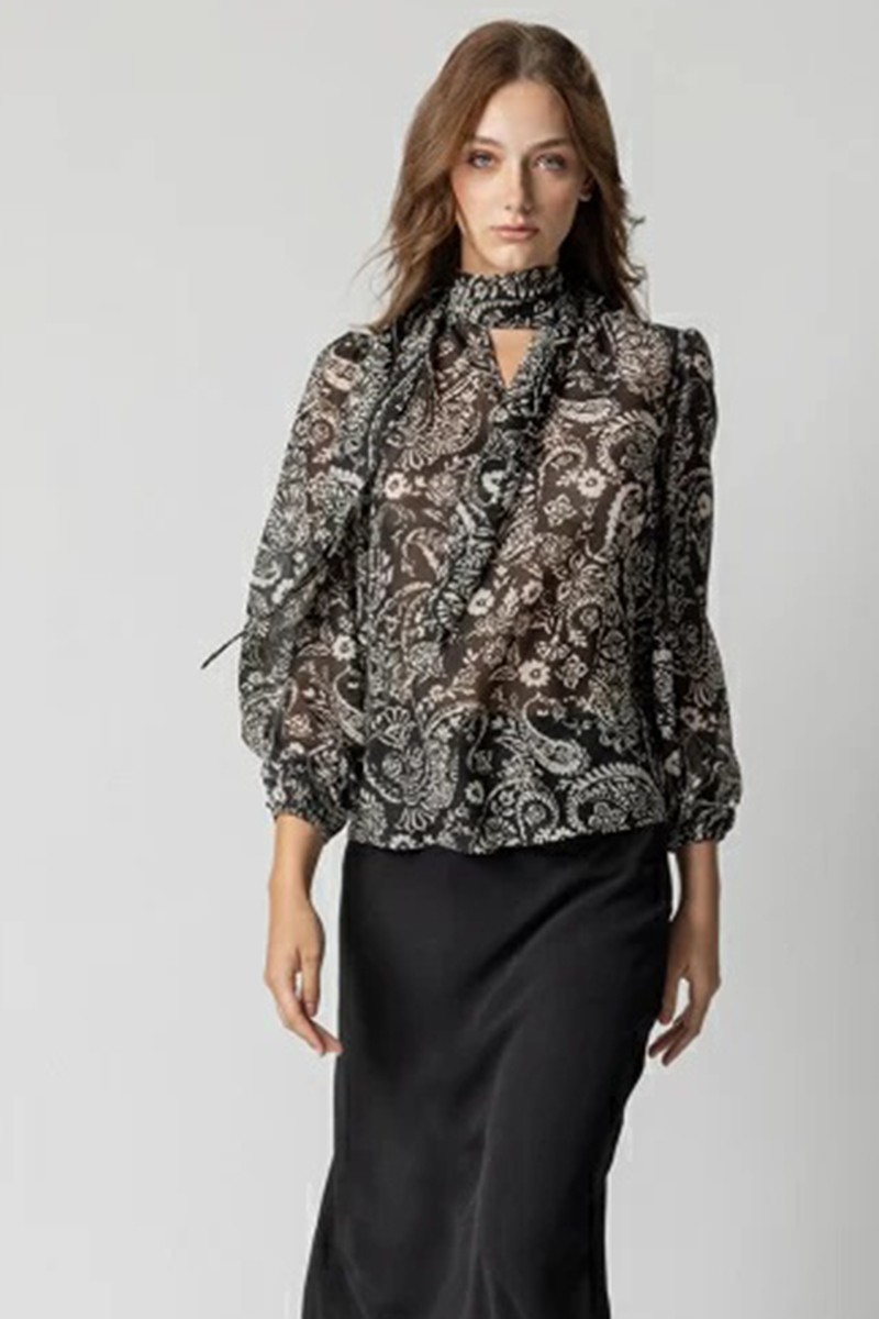 DESIREE ΕΜΠΡΙΜΕ ΜΠΛΟΥΖΑ ΜΕ ΔΕΣΙΜΟ ΣΤΟΝ ΛΑΙΜΟ - Image 3