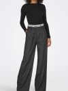 ONLY WIDE LEG ΥΦΑΣΣΜΑΤΙΝΗ ΠΑΝΤΕΛΟΝΑ ΡΙΓΕ