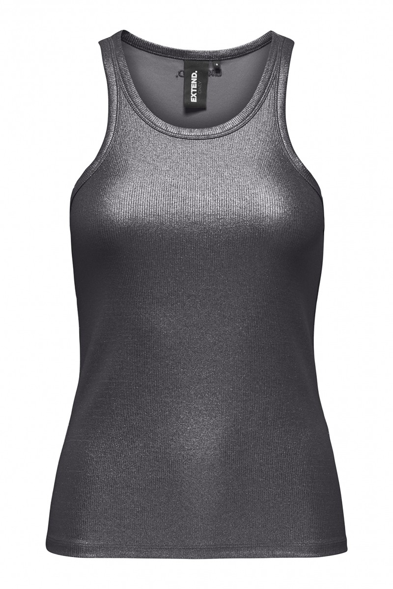 ONLY ΜΠΛΟΥΖΑ ΑΜΑΝΙΚΗ ΜΕ ΜΕΤΑΛΛΙΚΟ ΧΡΩΜΑ - Image 4