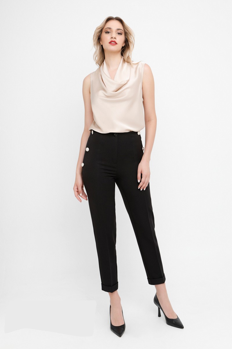 LA SOIE LINE ΜΠΛΟΥΖΑ ΚΟΥΠΡΟ ΣΑΤΕΝ - Image 5