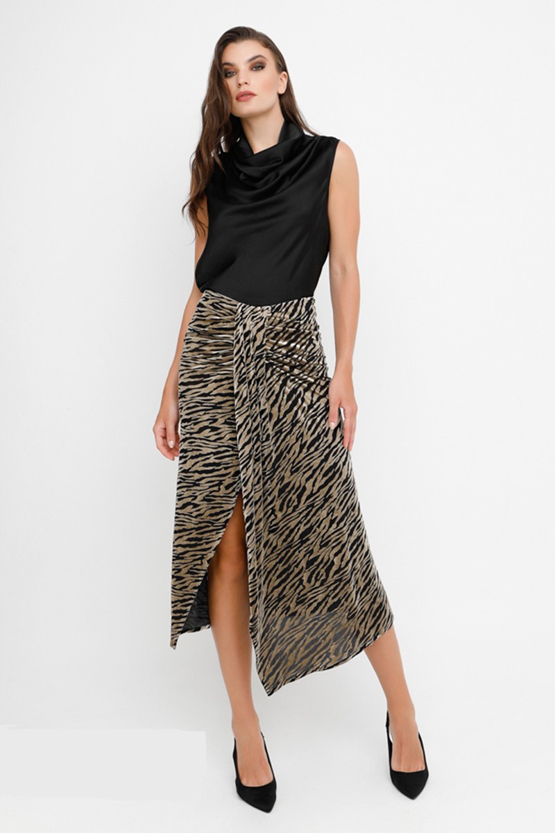 LA SOIE LINE ΜΠΛΟΥΖΑ ΚΟΥΠΡΟ ΣΑΤΕΝ - Image 3