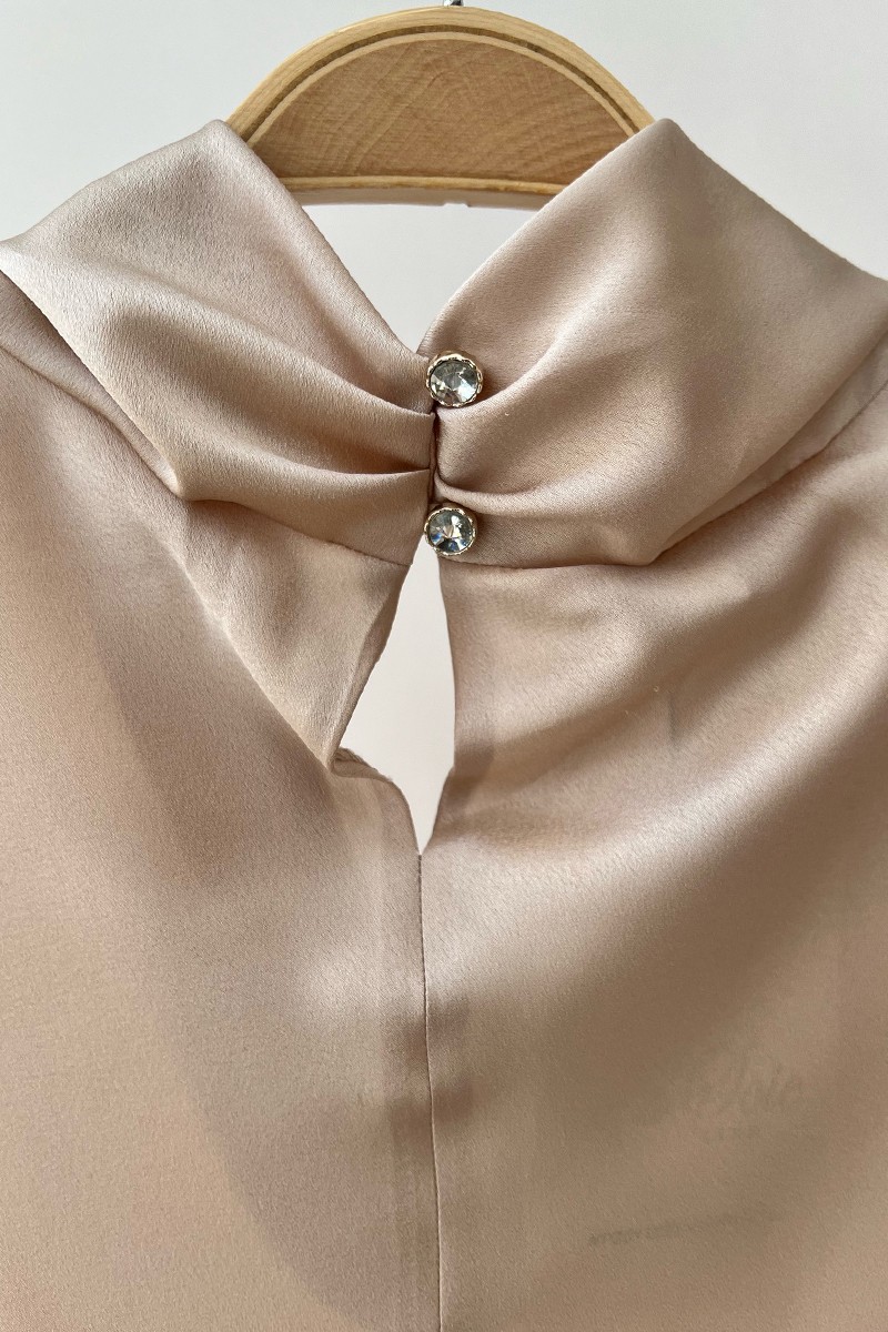 LA SOIE LINE ΜΠΛΟΥΖΑ ΚΟΥΠΡΟ ΣΑΤΕΝ - Image 7