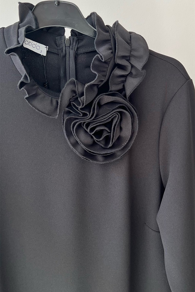 BATIDA ΦΟΡΕΜΑ ΜΙΝΤΙ ΜΕ 3D ΛΟΥΛΟΥΔΙ - Image 2