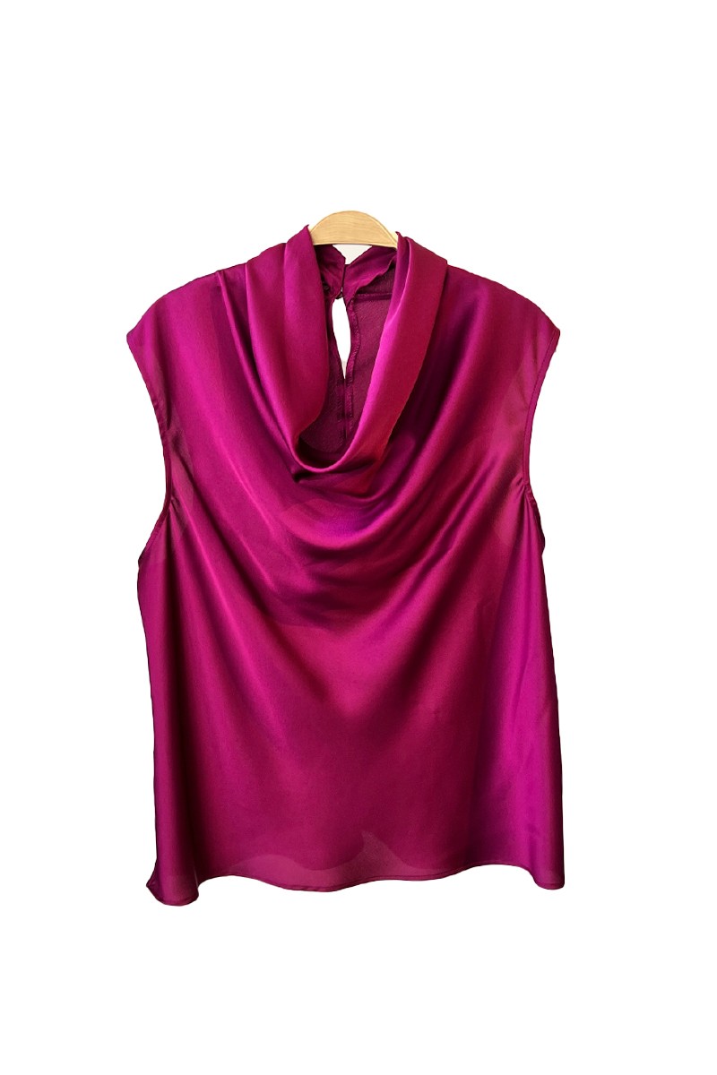 LA SOIE LINE ΜΠΛΟΥΖΑ ΚΟΥΠΡΟ ΣΑΤΕΝ - Image 8