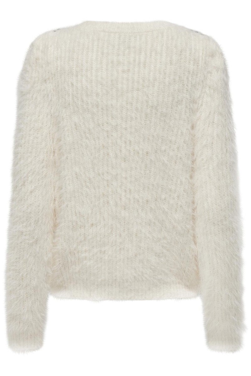 ONLY FLUFFY ΠΛΕΚΤΗ ΜΠΛΟΥΖΑ - Image 4