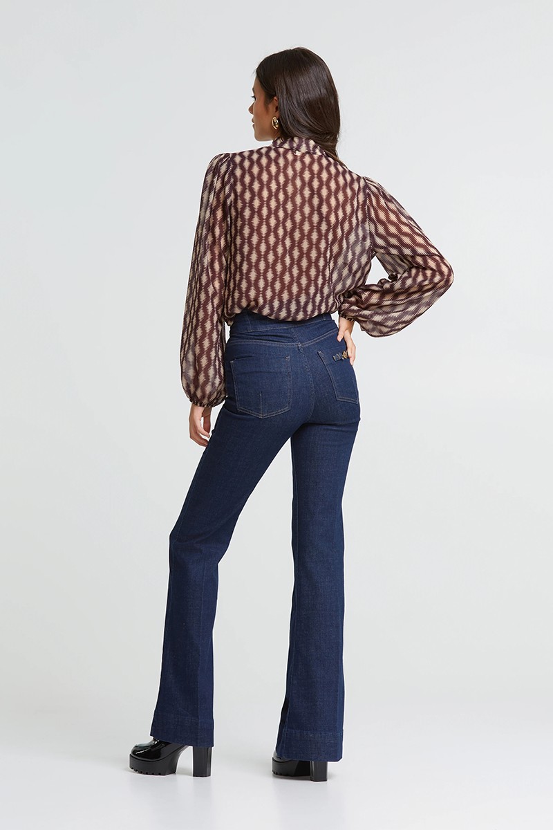 LYNNE ΕΜΠΡΙΜΕ ΜΠΛΟΥΖΑ ΜΕ ΜΑΟ ΓΙΑΚΑ - Image 5