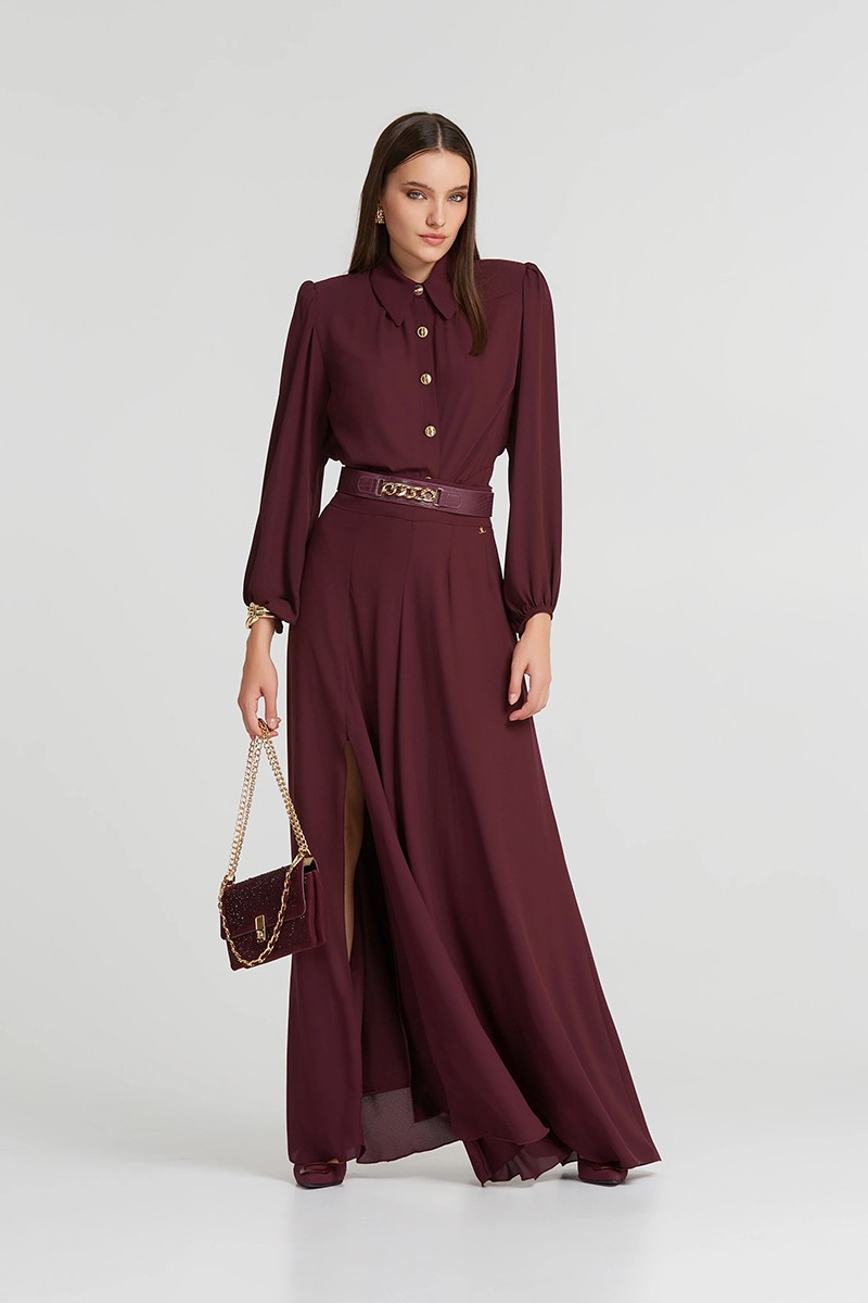 LYNNE ΨΗΛΟΜΕΣΗ ΜΑΞΙ ΦΟΥΣΤΑ ΜΕ ΣΚΙΣΙΜΟ - Image 10