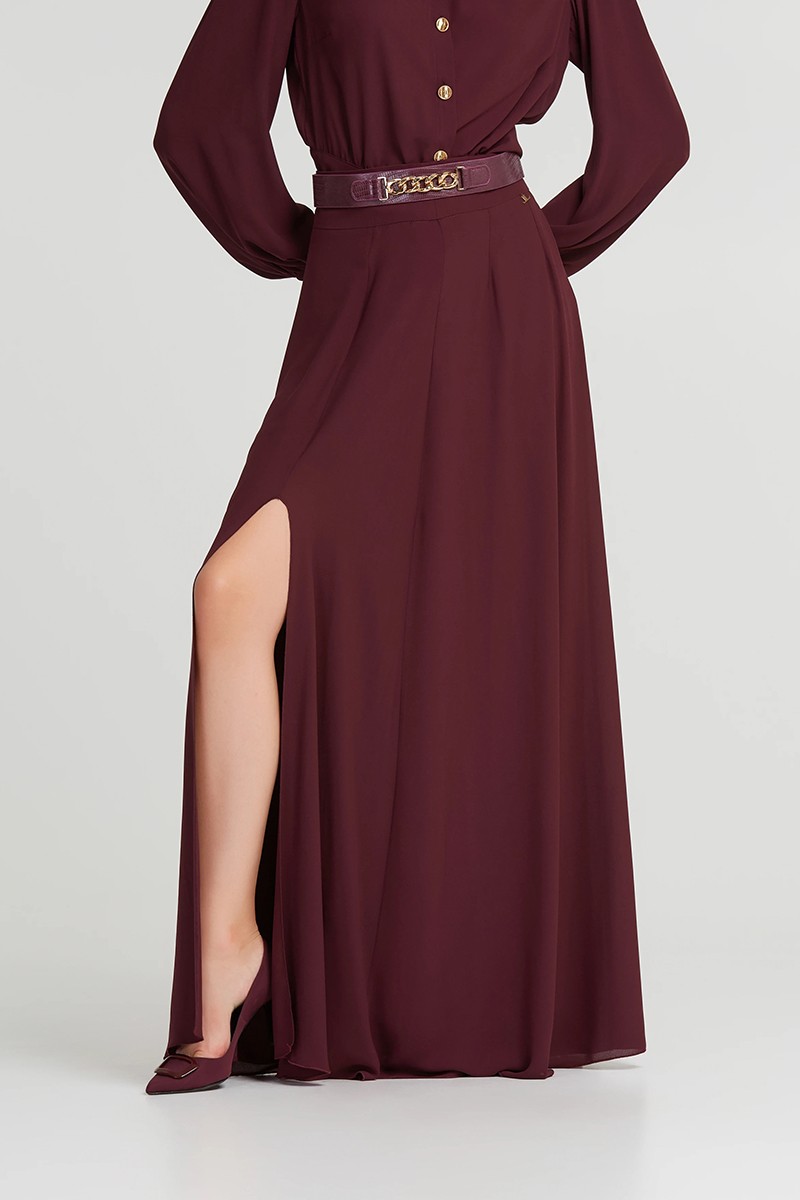 LYNNE ΨΗΛΟΜΕΣΗ ΜΑΞΙ ΦΟΥΣΤΑ ΜΕ ΣΚΙΣΙΜΟ - Image 7