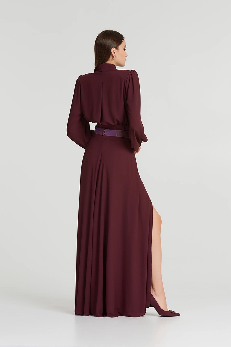 LYNNE ΨΗΛΟΜΕΣΗ ΜΑΞΙ ΦΟΥΣΤΑ ΜΕ ΣΚΙΣΙΜΟ - Image 11