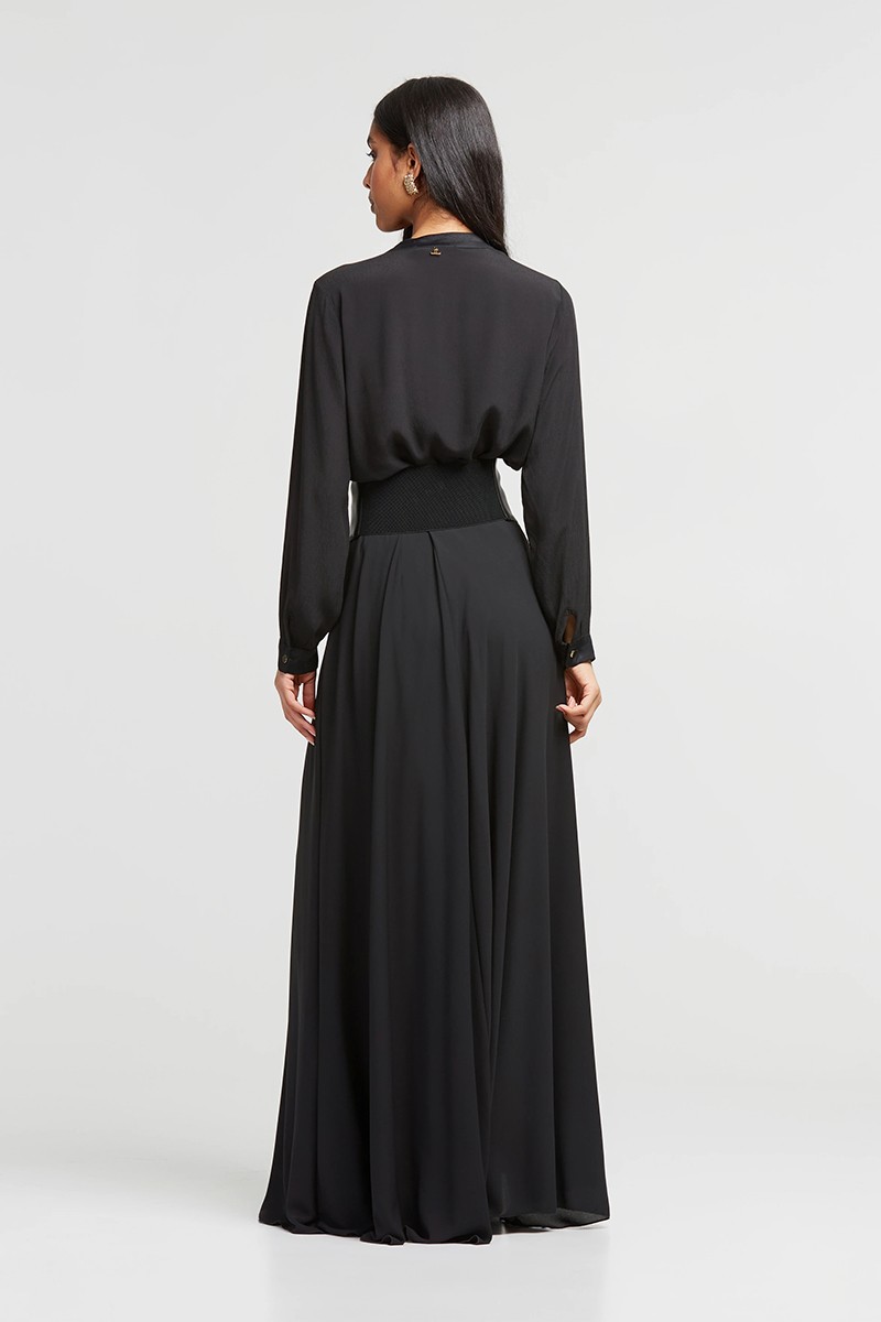 LYNNE ΨΗΛΟΜΕΣΗ ΜΑΞΙ ΦΟΥΣΤΑ ΜΕ ΣΚΙΣΙΜΟ - Image 5