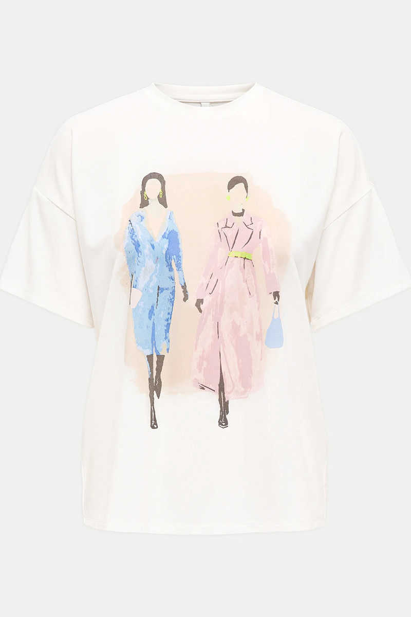 ONLY T-SHIRT ΜΕ ΣΤΑΜΠΑ - Image 8