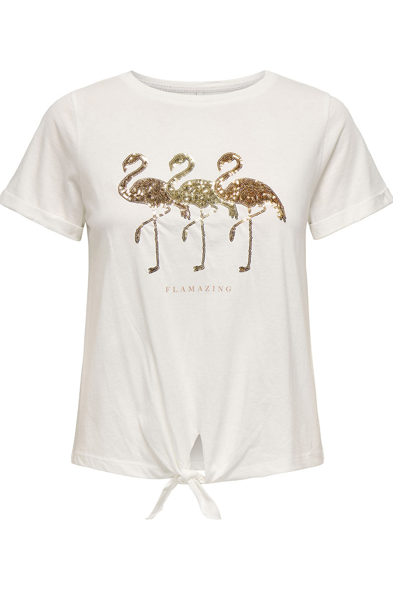 ONLY T-SHIRT ΜΕ ΣΤΑΜΠΑ ΠΑΓΙΕΤΑΣ - Image 3