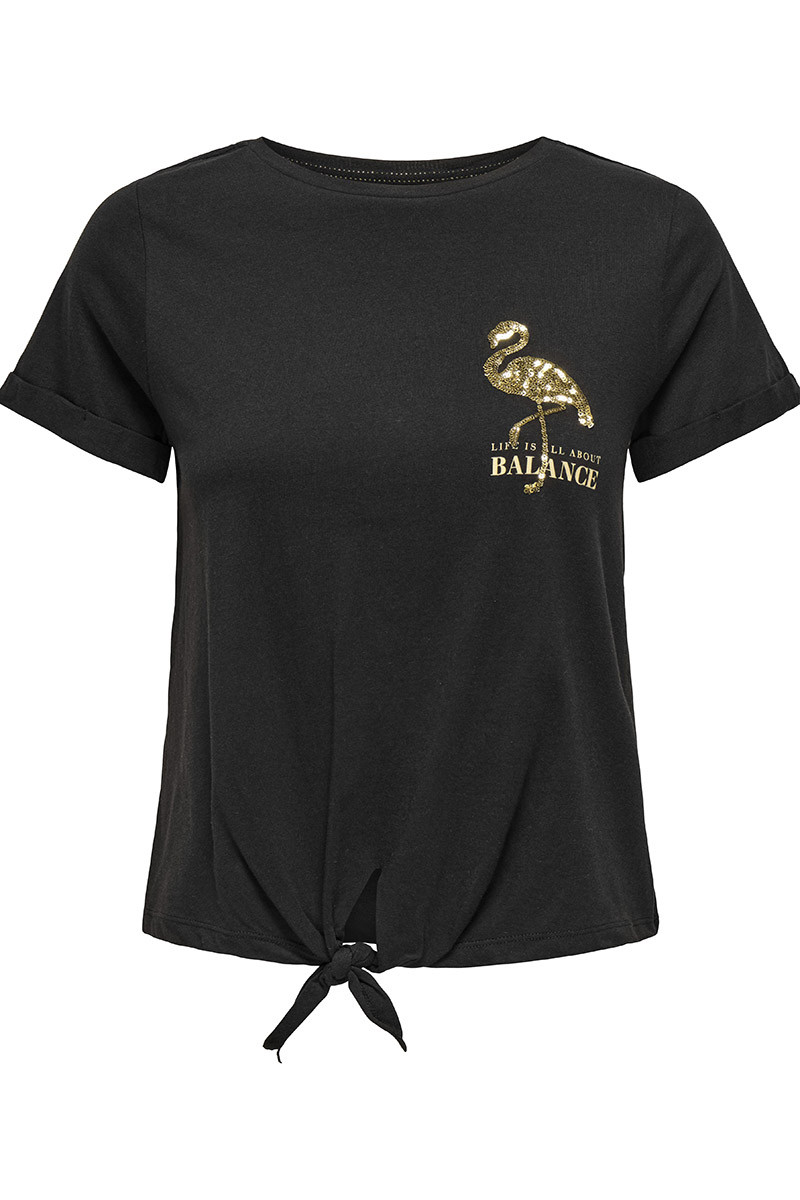 ONLY T-SHIRT ΜΕ ΣΤΑΜΠΑ ΠΑΓΙΕΤΑΣ