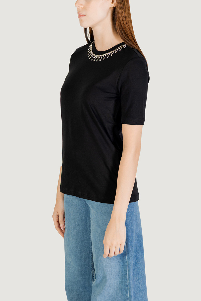 ONLY T-SHIRT ΜΕ ΣΤΡΑΣ ΣΤΗ ΛΑΙΜΟΚΟΨΗ - Image 3