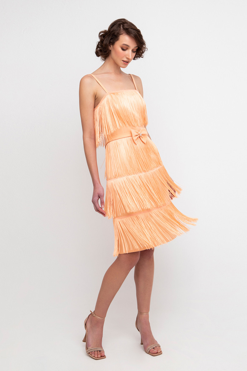 LA SOIE LINE MIDI ΦΟΡΕΜΑ ΜΕ ΚΡΟΣΙΑ