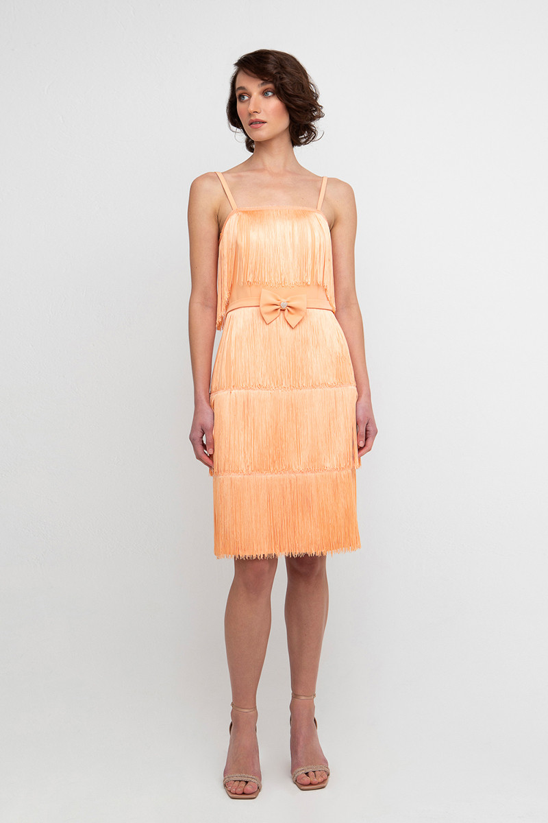 LA SOIE LINE MIDI ΦΟΡΕΜΑ ΜΕ ΚΡΟΣΙΑ - Image 3