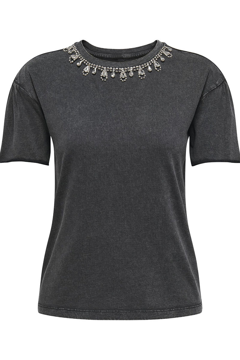 ONLY ΚΟΝΤΟΜΑΝΙΚΗ ΜΠΛΟΥΖΑ ΜΕ ΣΤΡΑΣ