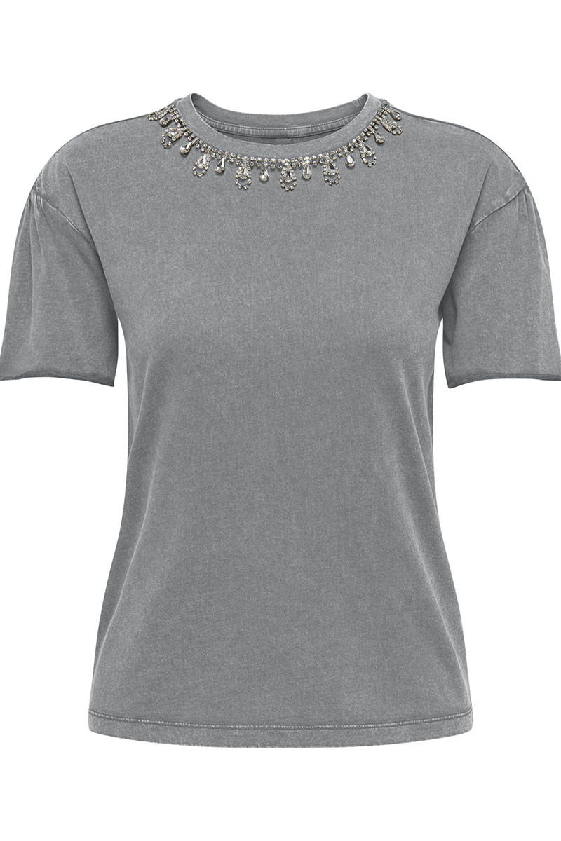 ONLY ΚΟΝΤΟΜΑΝΙΚΗ ΜΠΛΟΥΖΑ ΜΕ ΣΤΡΑΣ - Image 3