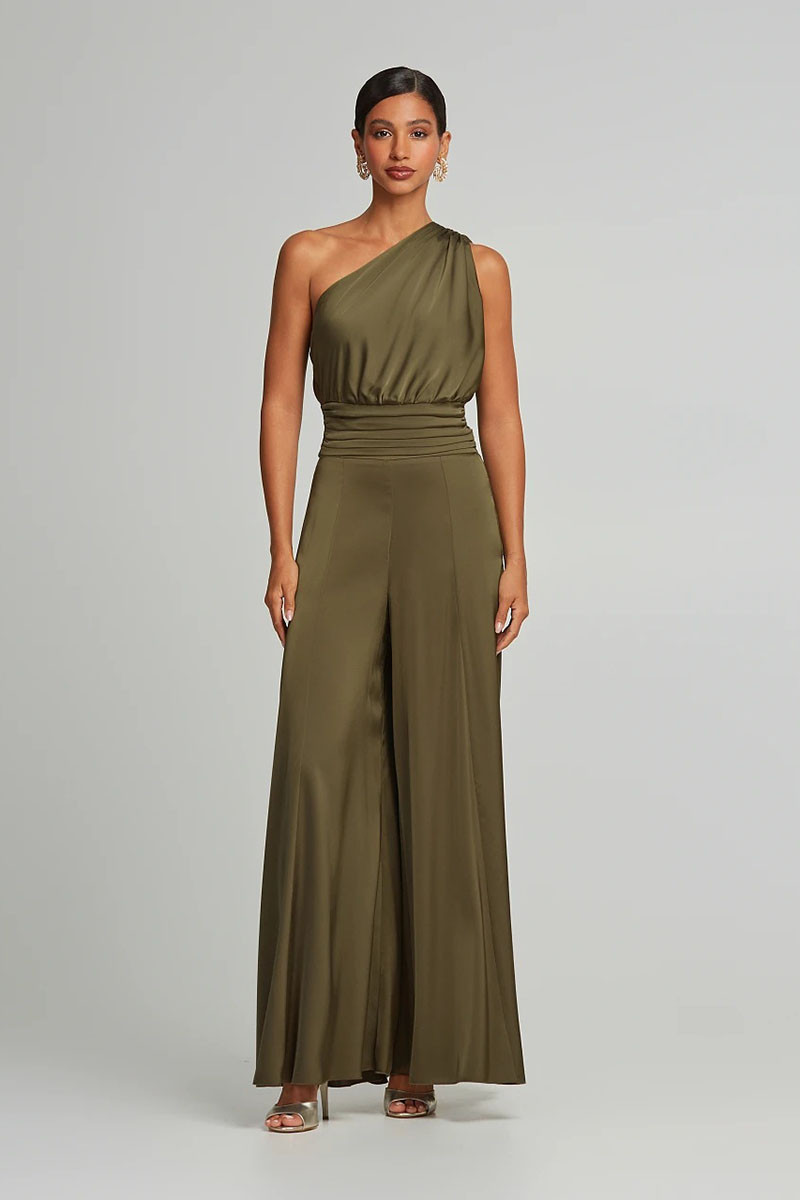 LYNNE ΨΗΛΟΜΕΣΗ ΠΑΝΤΕΛΟΝΑ ΜΕ ΣΑΤΕΝ ΟΨΗ - Image 5