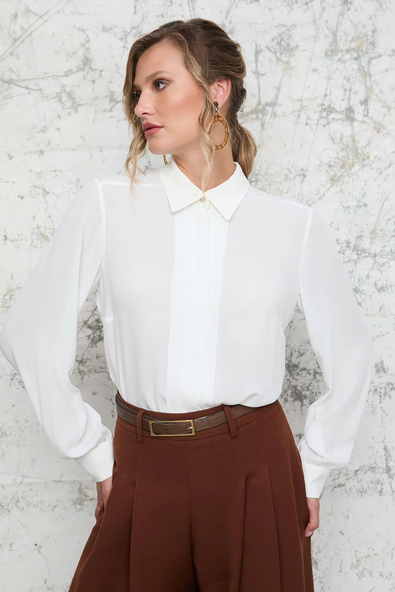 LA SOIE LINE ΛΕΥΚΟ ΠΟΥΚΑΜΙΣΟ